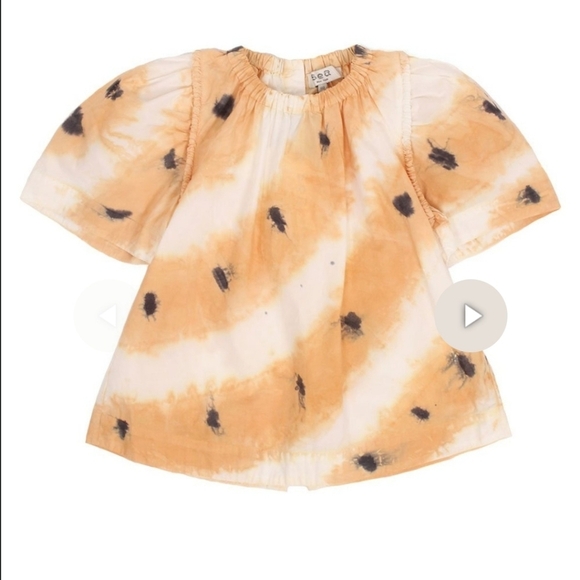 EUC Sea New York Tamara Top in Camel/Tie-Dye, Size S - Picture 11 of 16